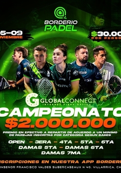 Cartel del torneo